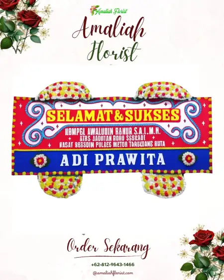 Papan Bunga Ucapan Selamat Wama